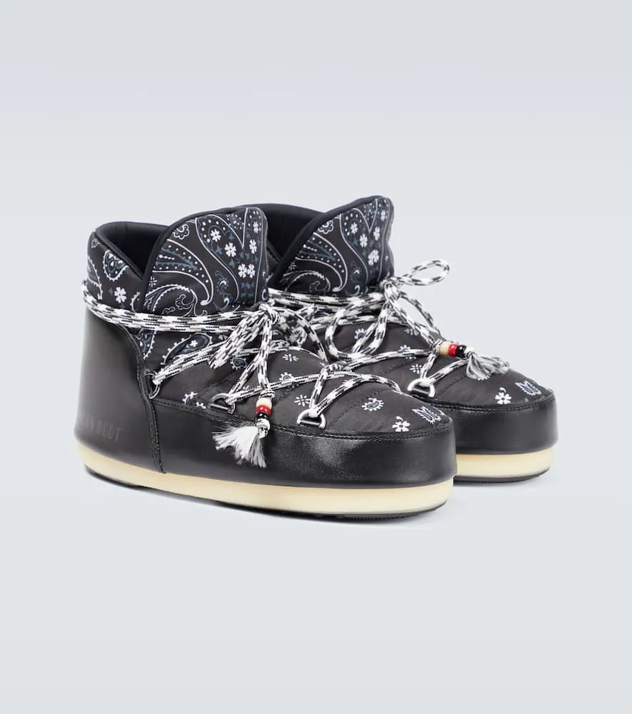 Alanui x Moon Boot Full Moon Bandana boots