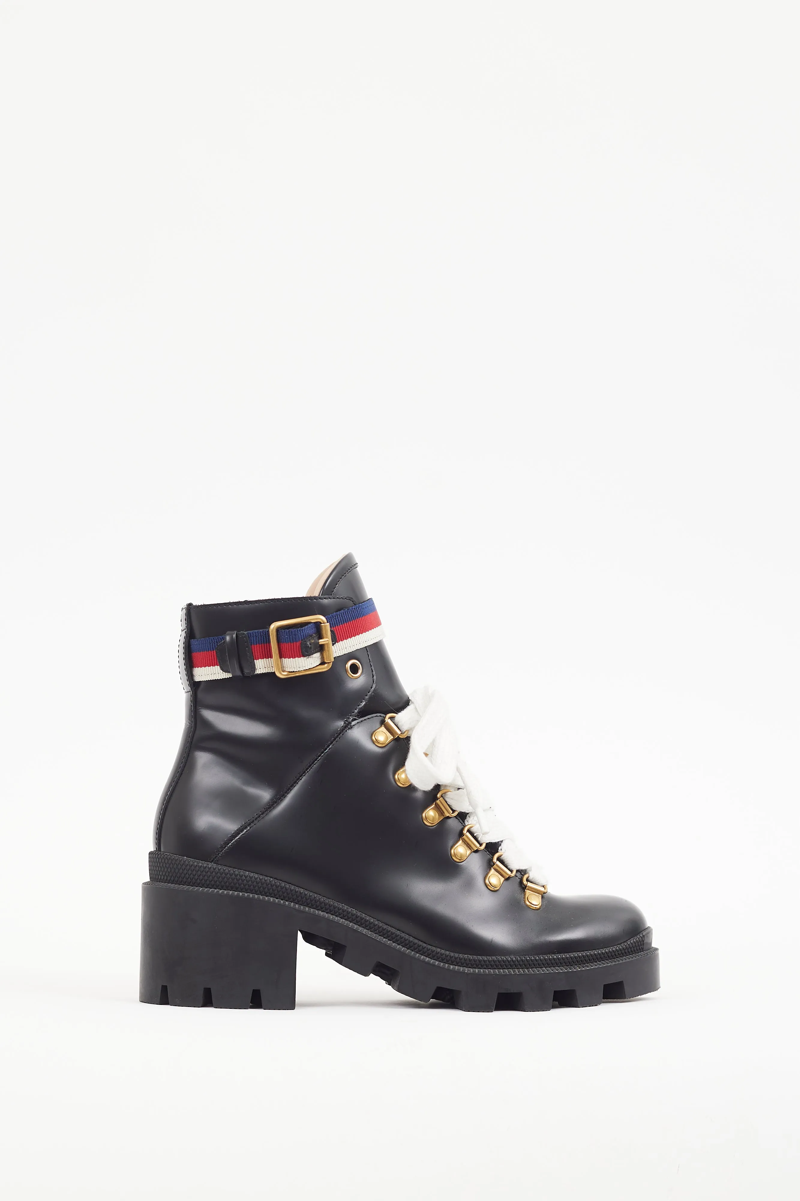 Black & Multicolour Leather Sylvie Ankle Boot