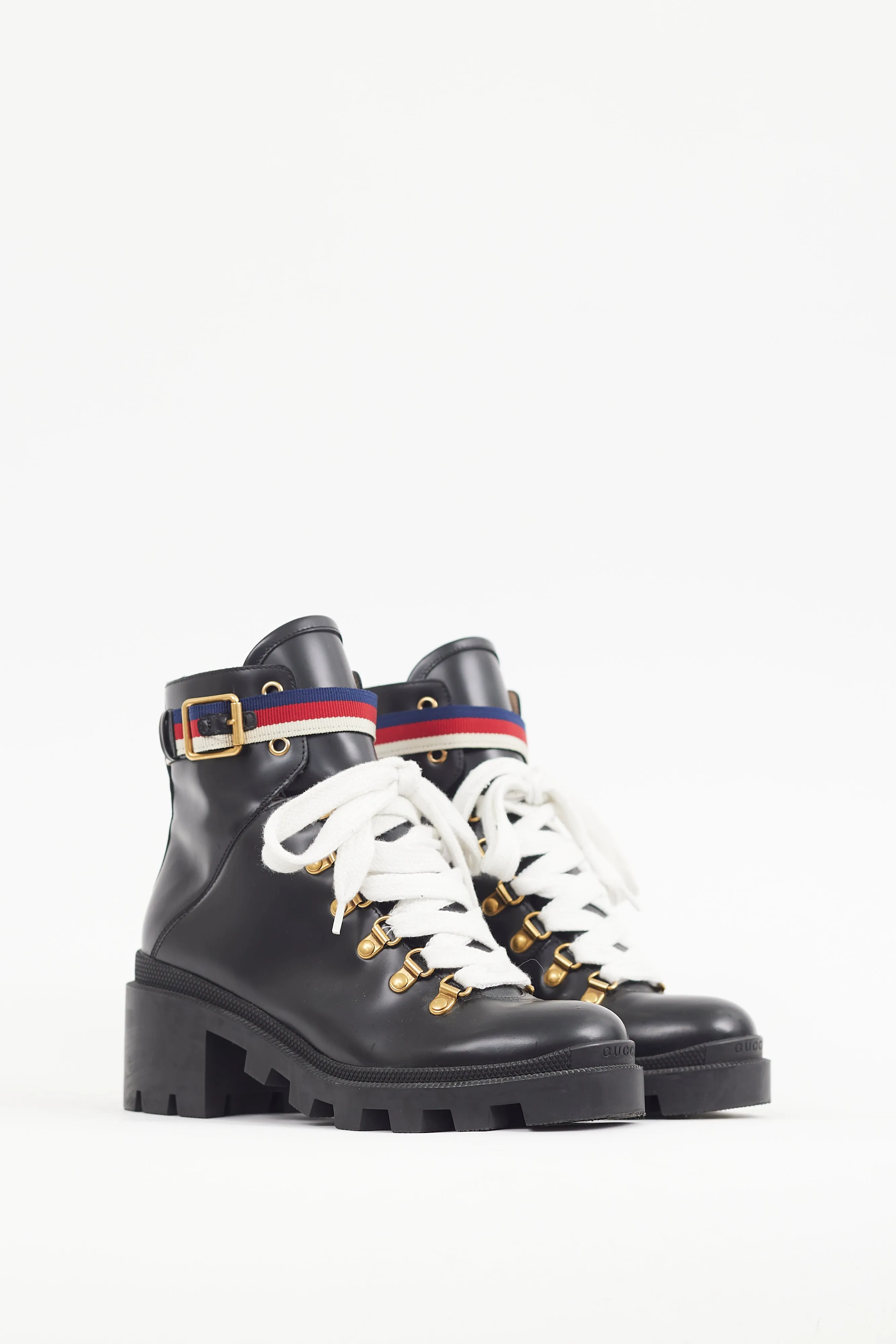 Black & Multicolour Leather Sylvie Ankle Boot