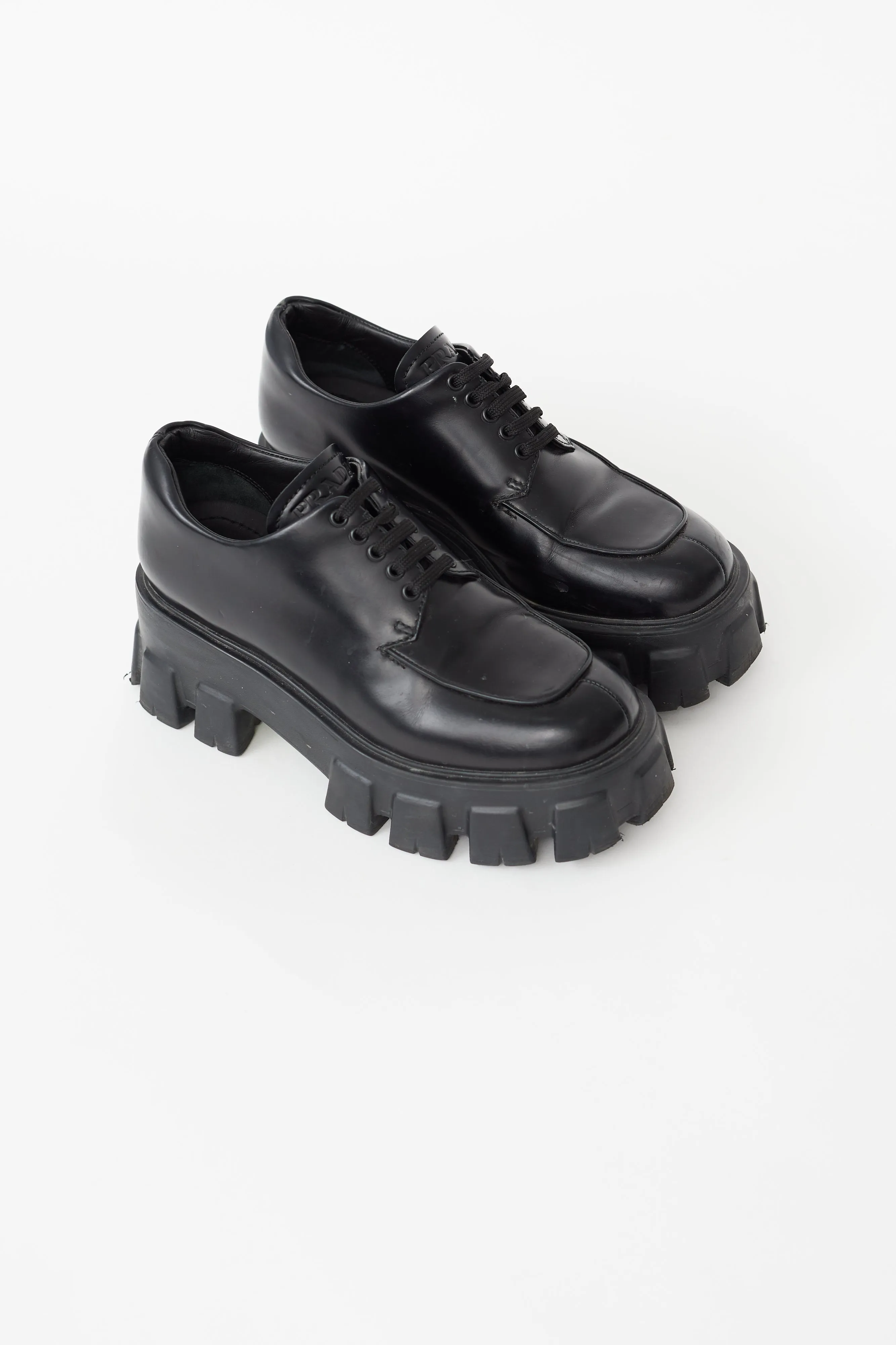 Black Monolith Chunky Platform Loafer