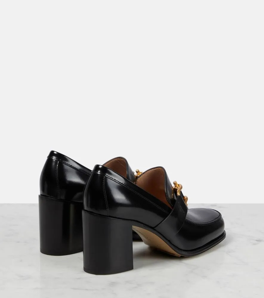 Bottega Veneta Monsieur 70 leather loafer pumps
