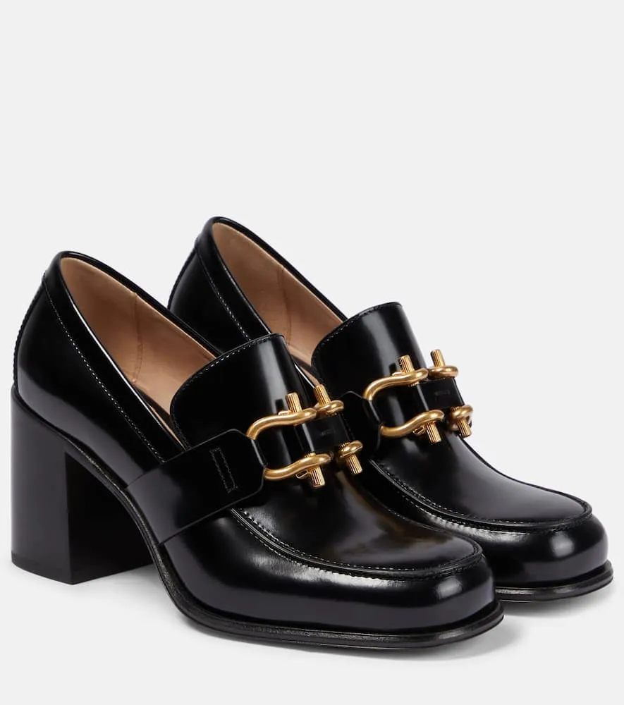 Bottega Veneta Monsieur 70 leather loafer pumps