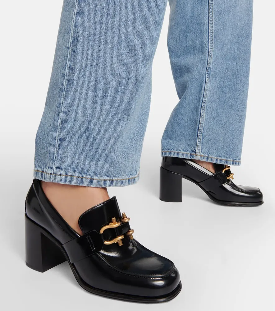 Bottega Veneta Monsieur 70 leather loafer pumps