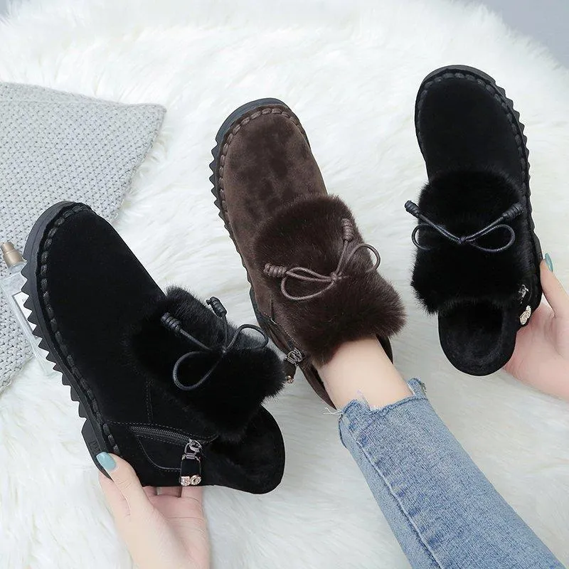 Bow Soft-Sole Snow Boots