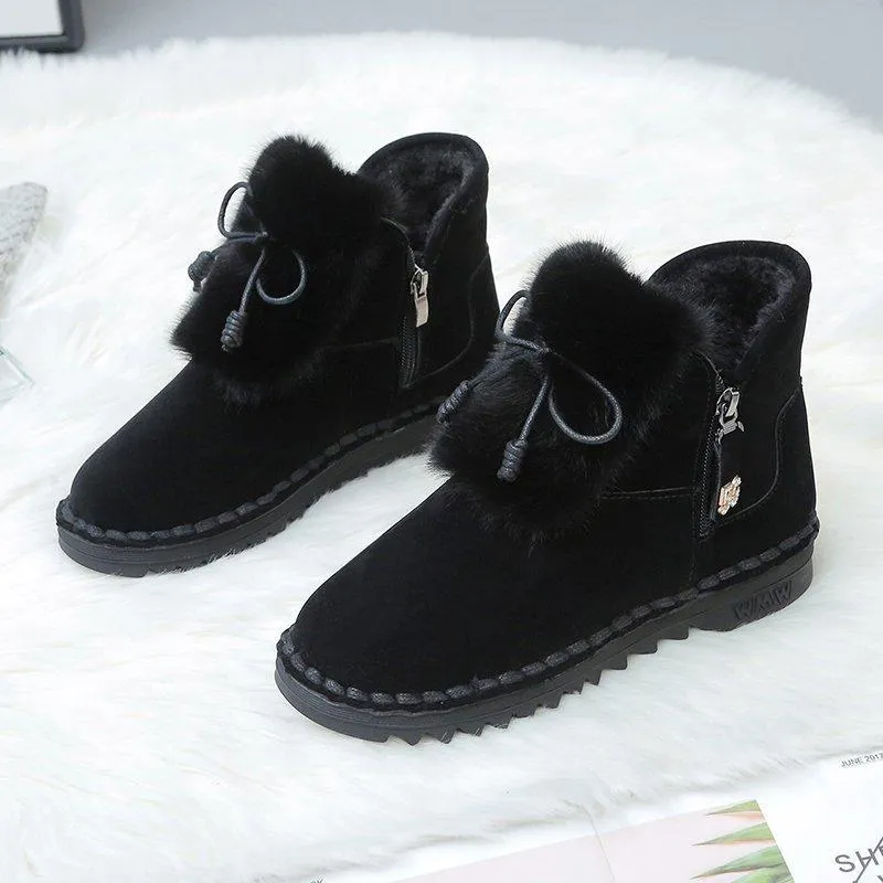 Bow Soft-Sole Snow Boots
