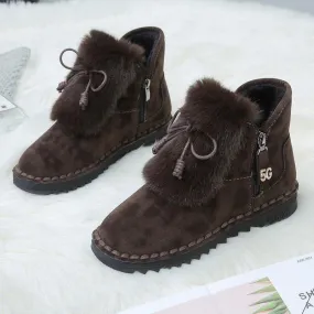 Bow Soft-Sole Snow Boots
