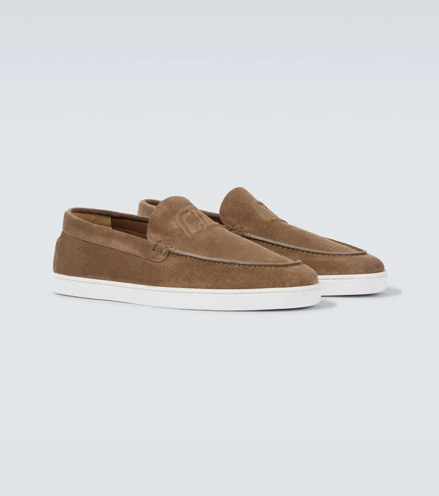 Christian Louboutin Varsiboat leather slip-on shoes