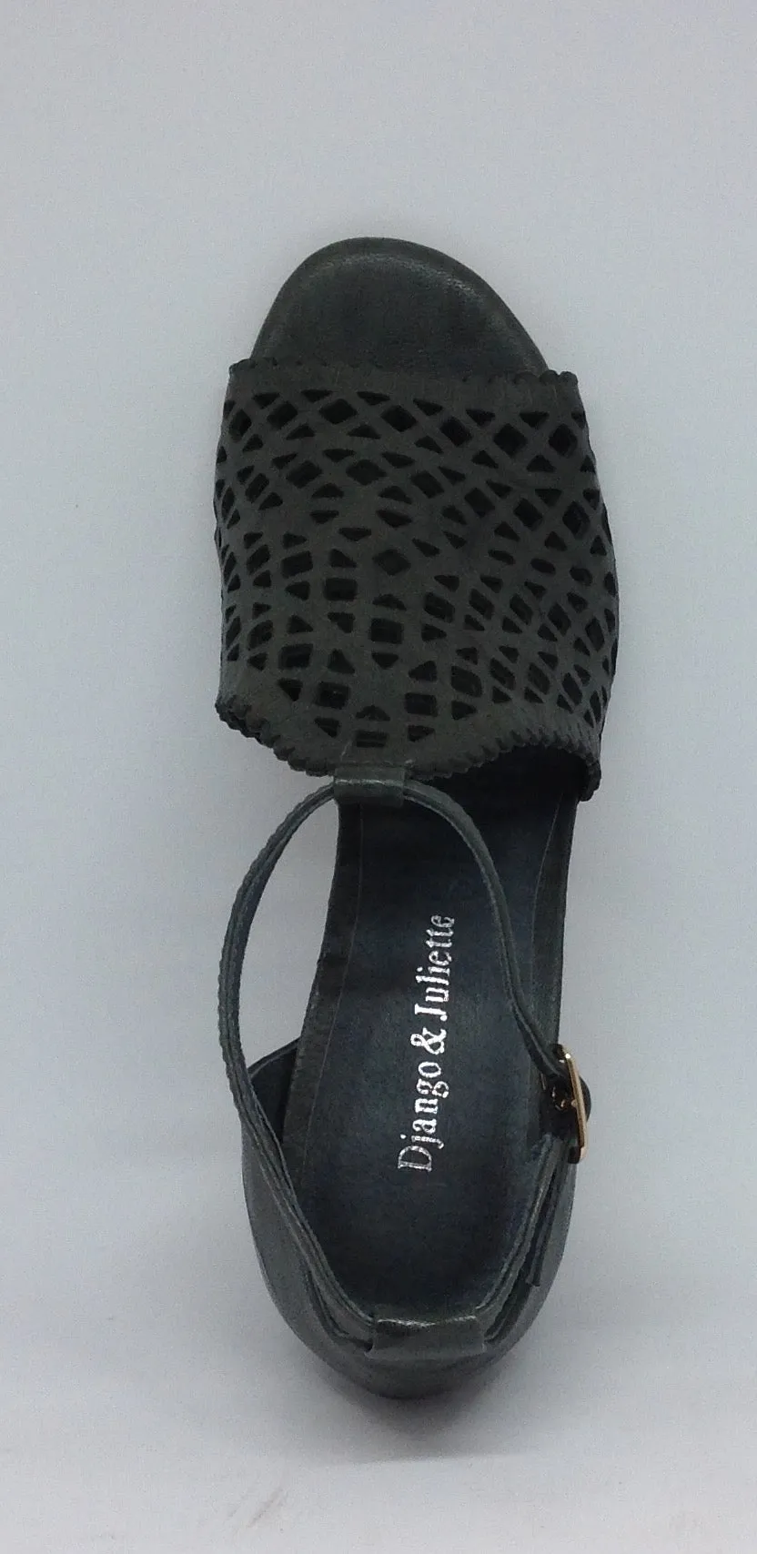 Django & Juliette Cavila ~ Teal ~ Black ~ Tan ~ Leather Heel
