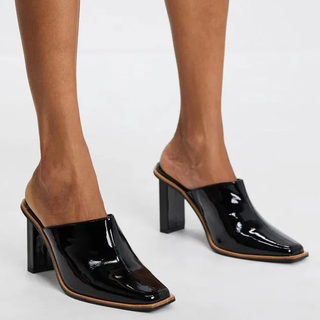 EON MULE | PATENT BLACK