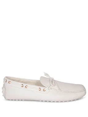 Ivory Deer Driver Loafers