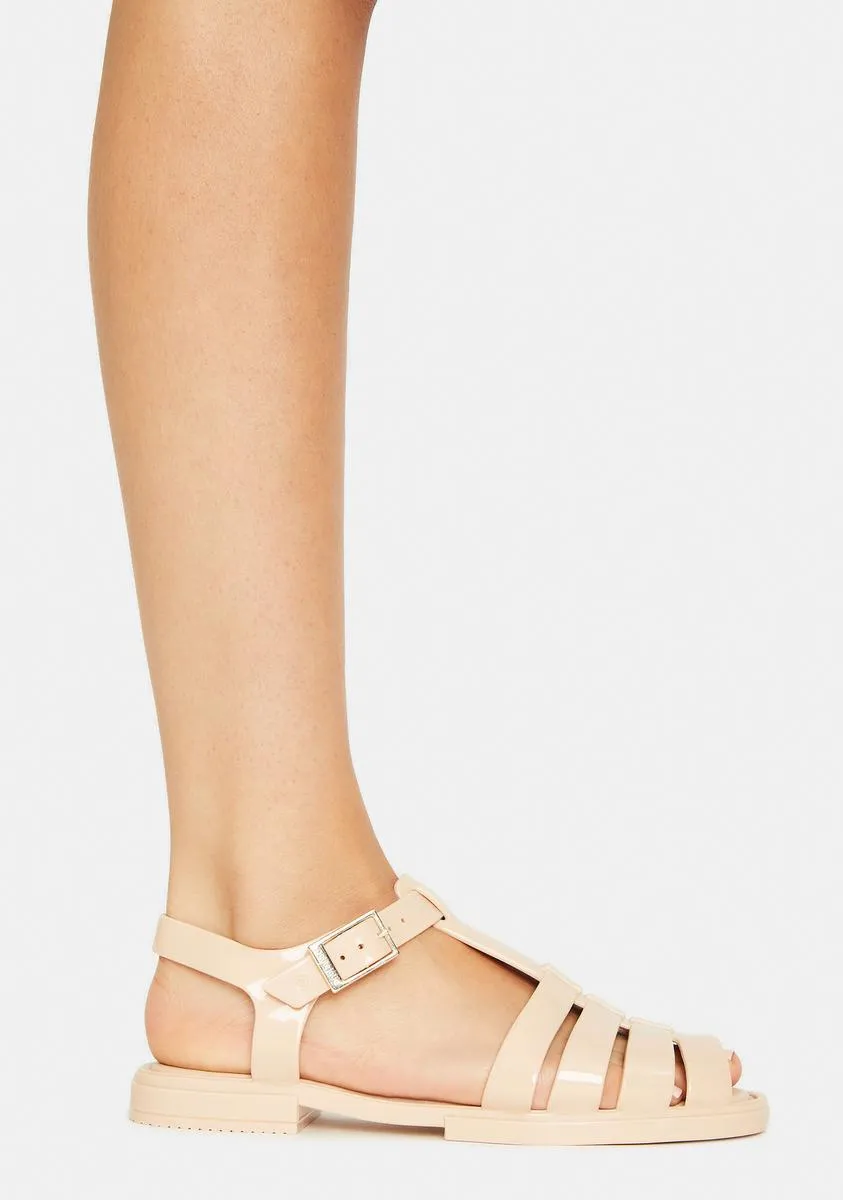 Latte Olly Jelly Sandals