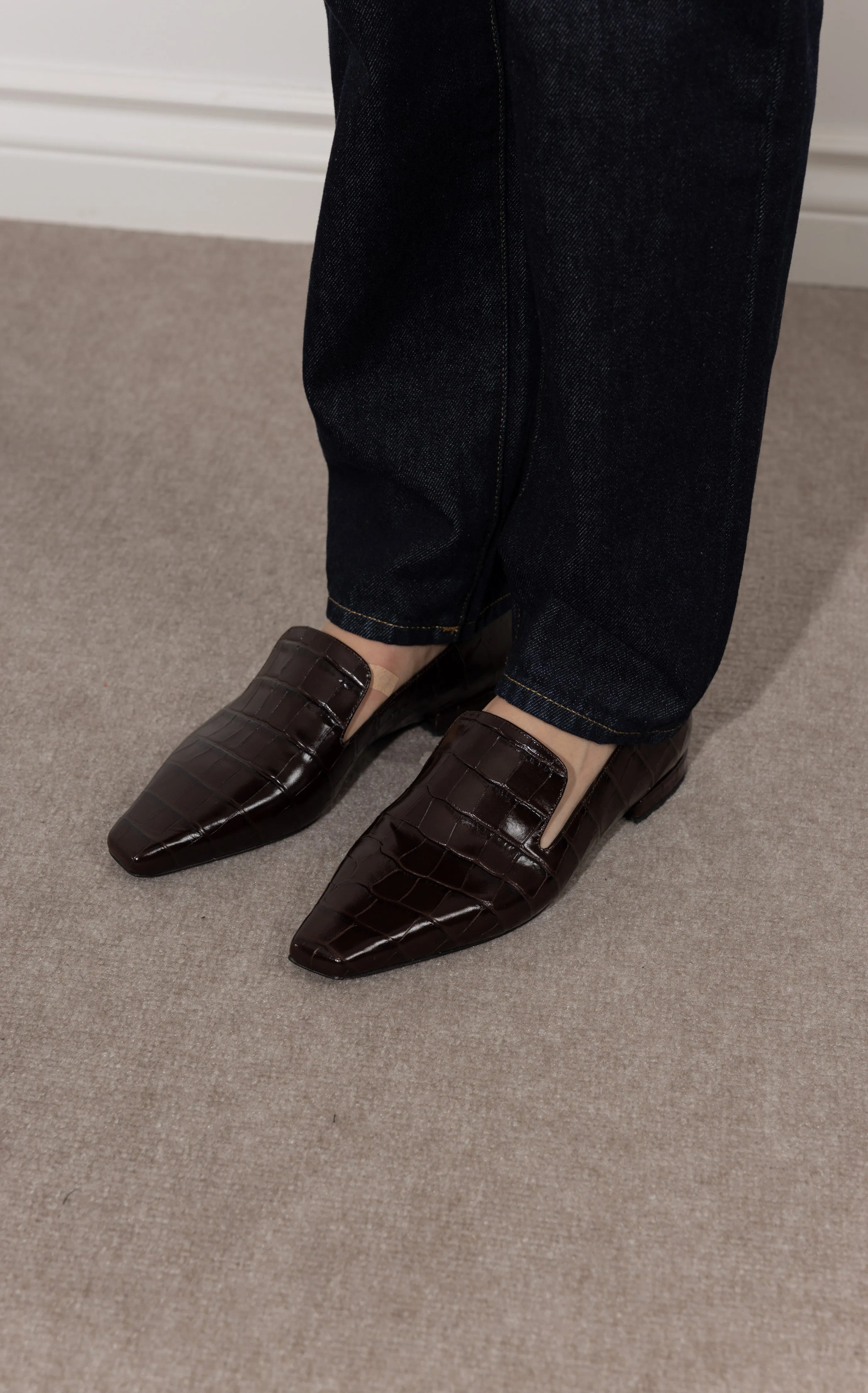 MONA Embossed Loafers