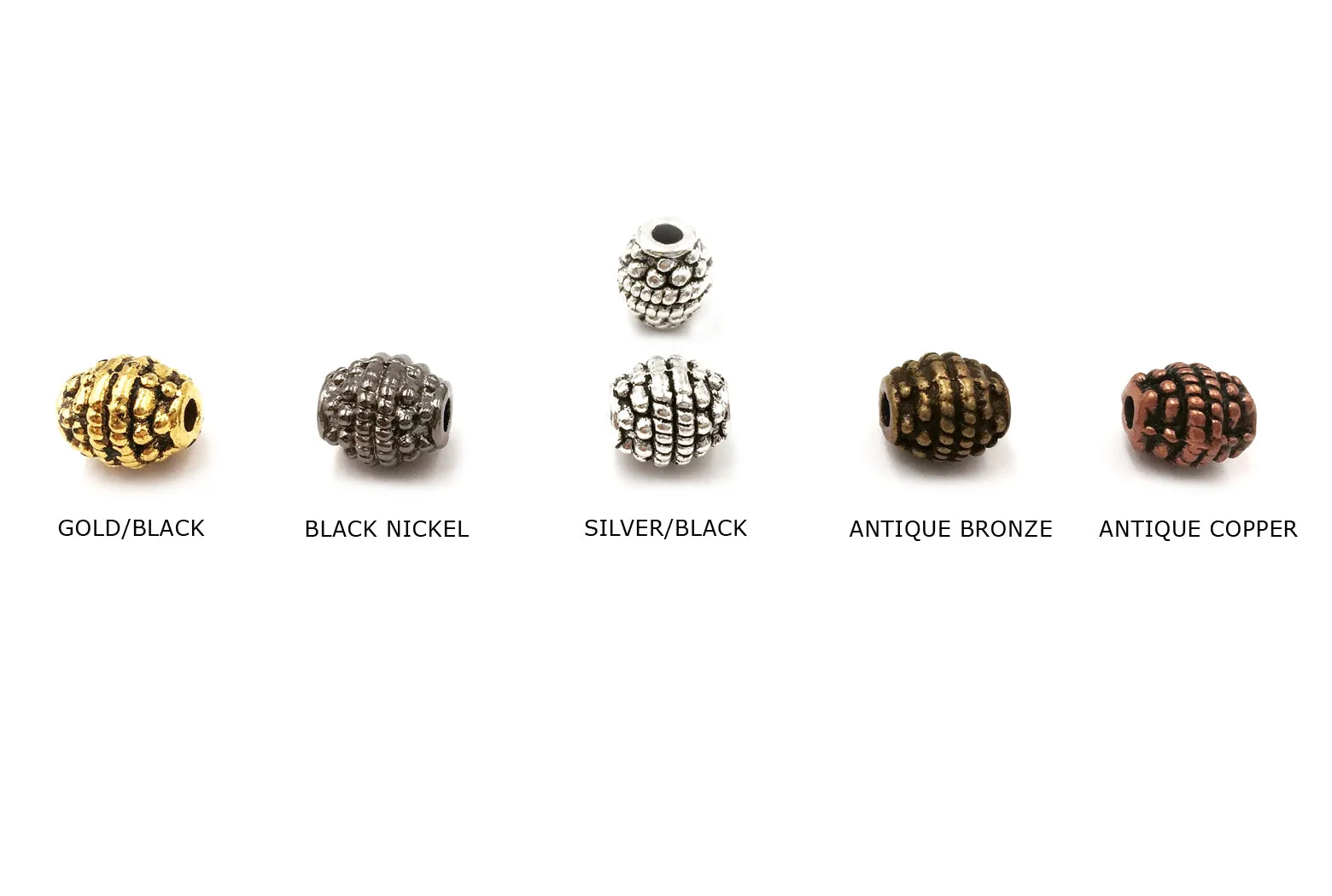 MP3140 Oval Dotted Rope Design Spacer