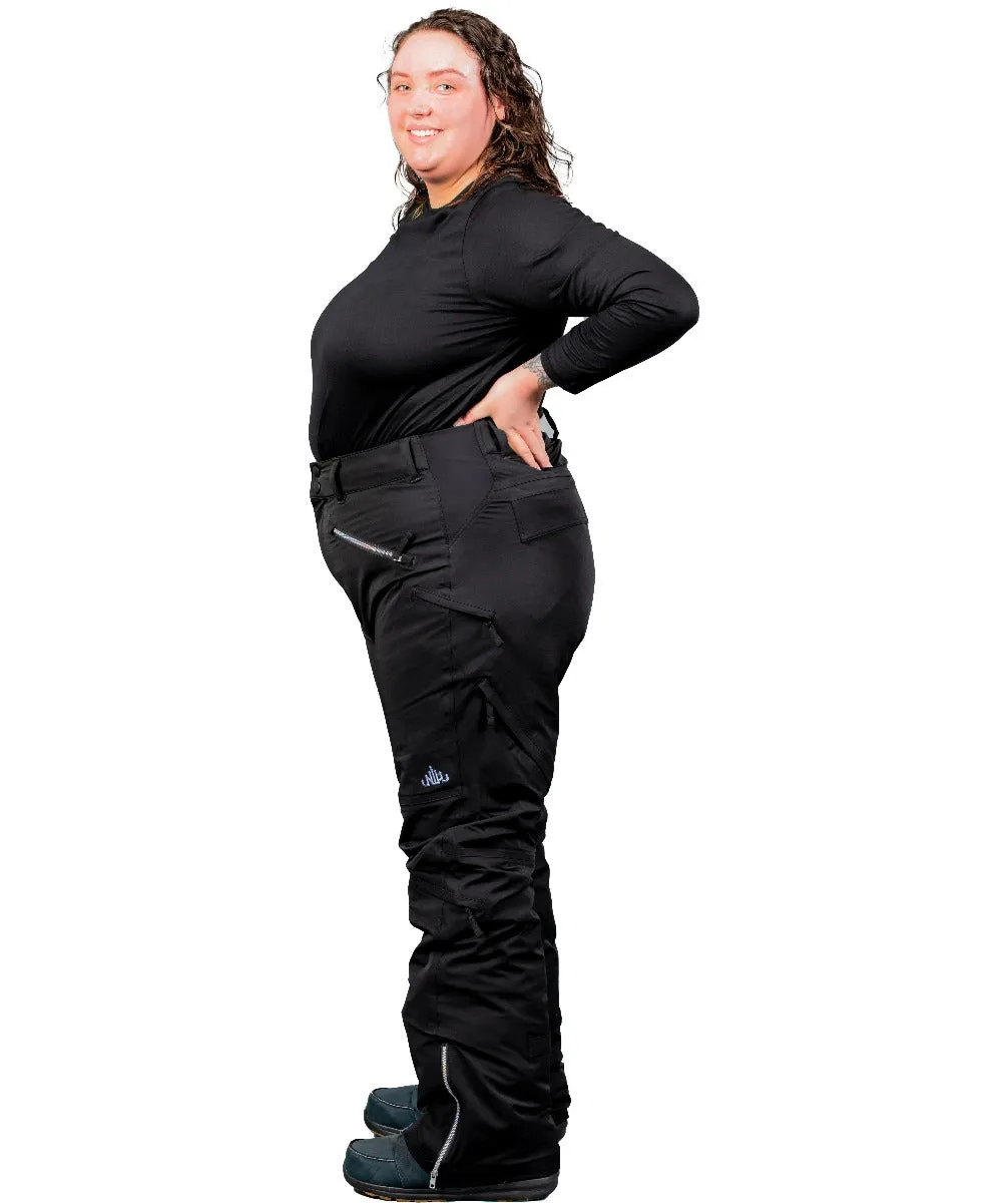 Nobody's Princess Zali Pants Black Short, Regular & Tall Length Sizes 16-24