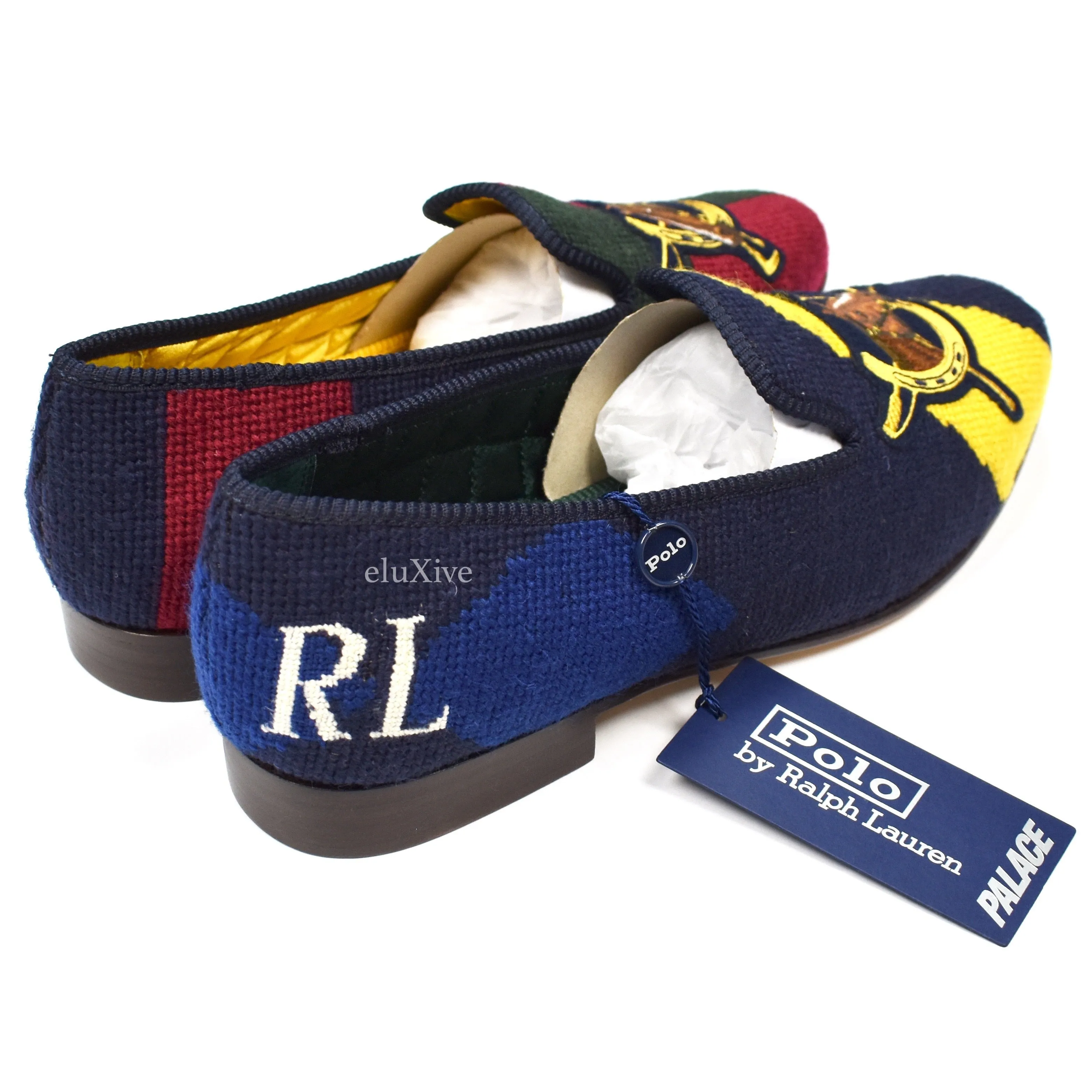 Palace x Ralph Lauren - Multicolor Horse Slippers