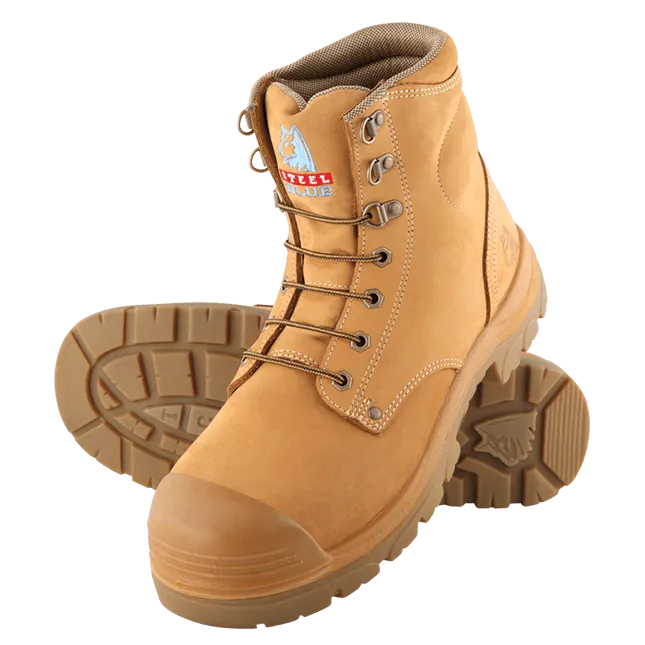Steel Blue Argyle Bump Cap Safety Boot 332102