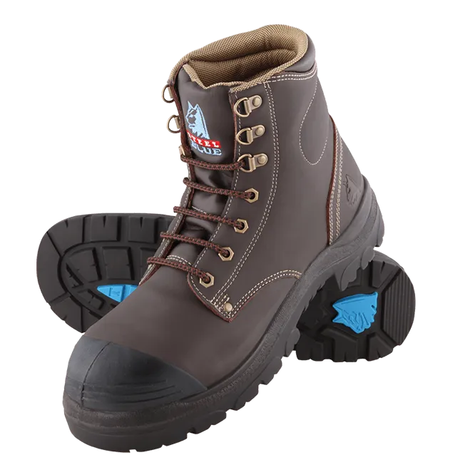 Steel Blue Argyle Bump Cap Safety Boot 332102