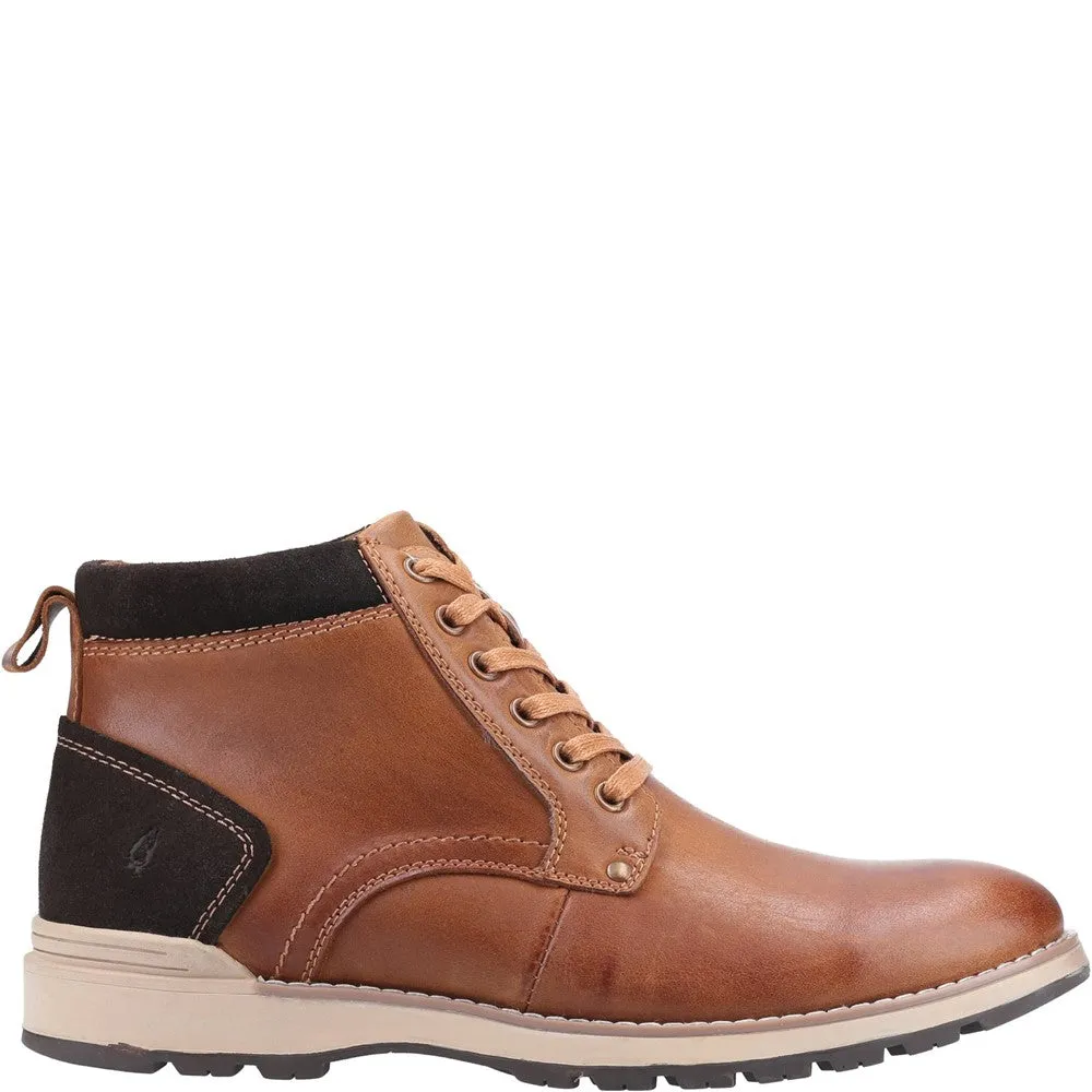 Tan Dean Lace-Up Boots